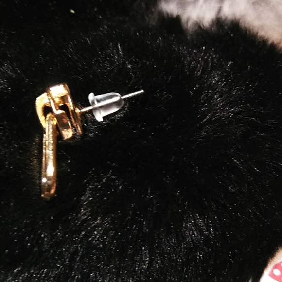 🔥Gold Plated New And Chic Gold Zipper Earrings - Picture 3 of 4